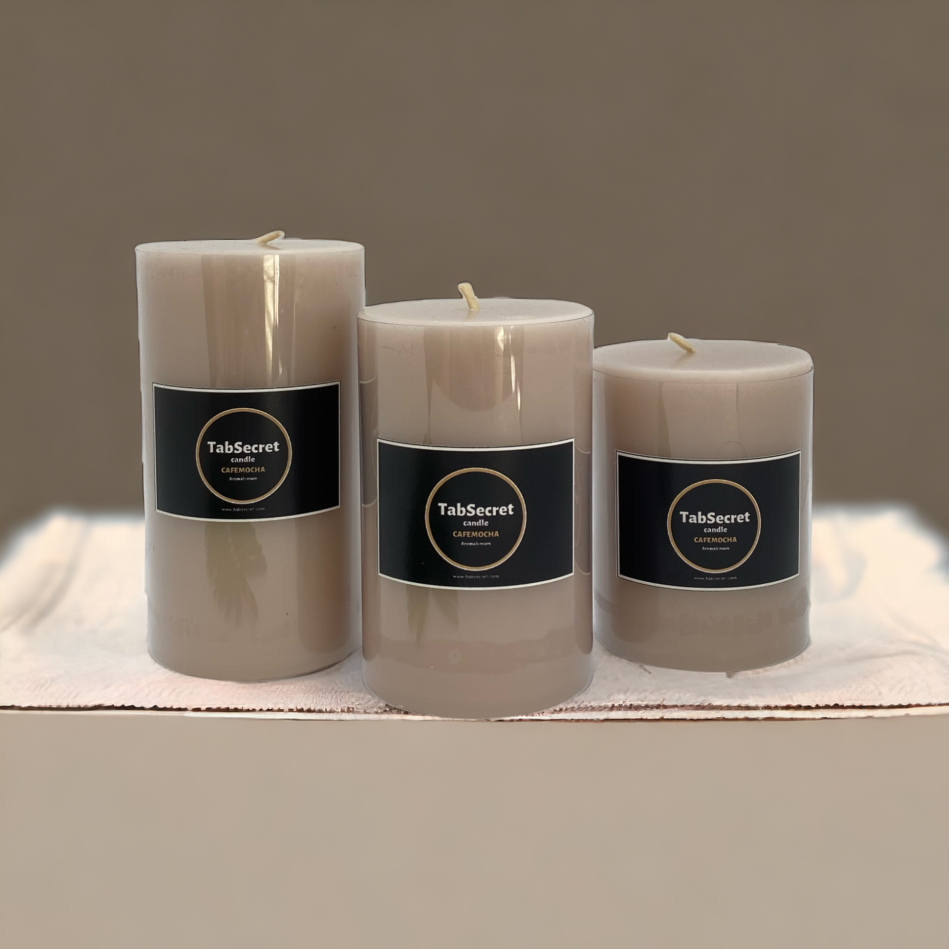 Aromalı 3'lü Mum Seti