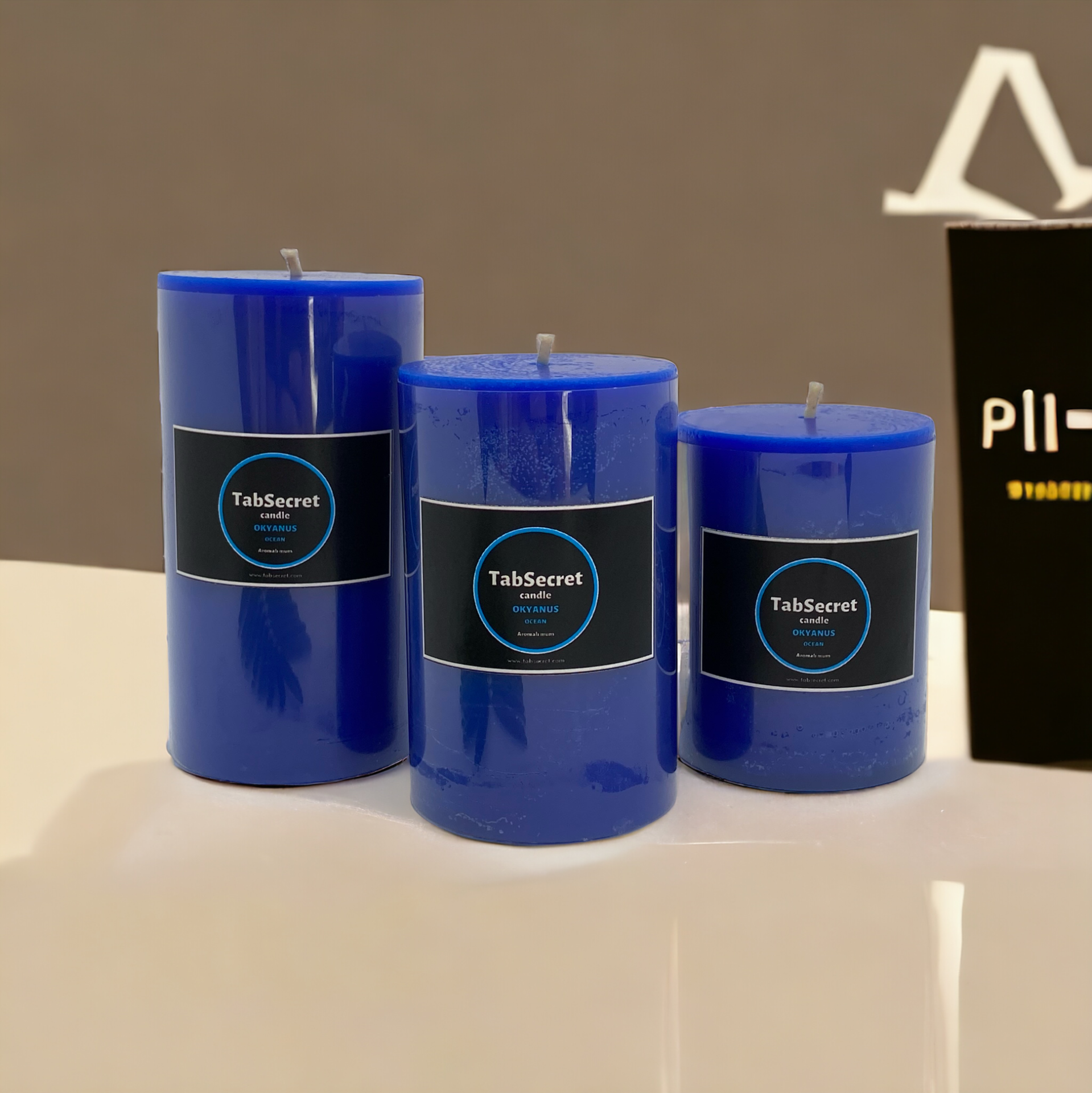 Aromalı 3'lü Mum Seti