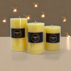 Aromalı 3'lü Mum Seti