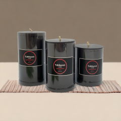 Aromalı 3'lü Mum Seti