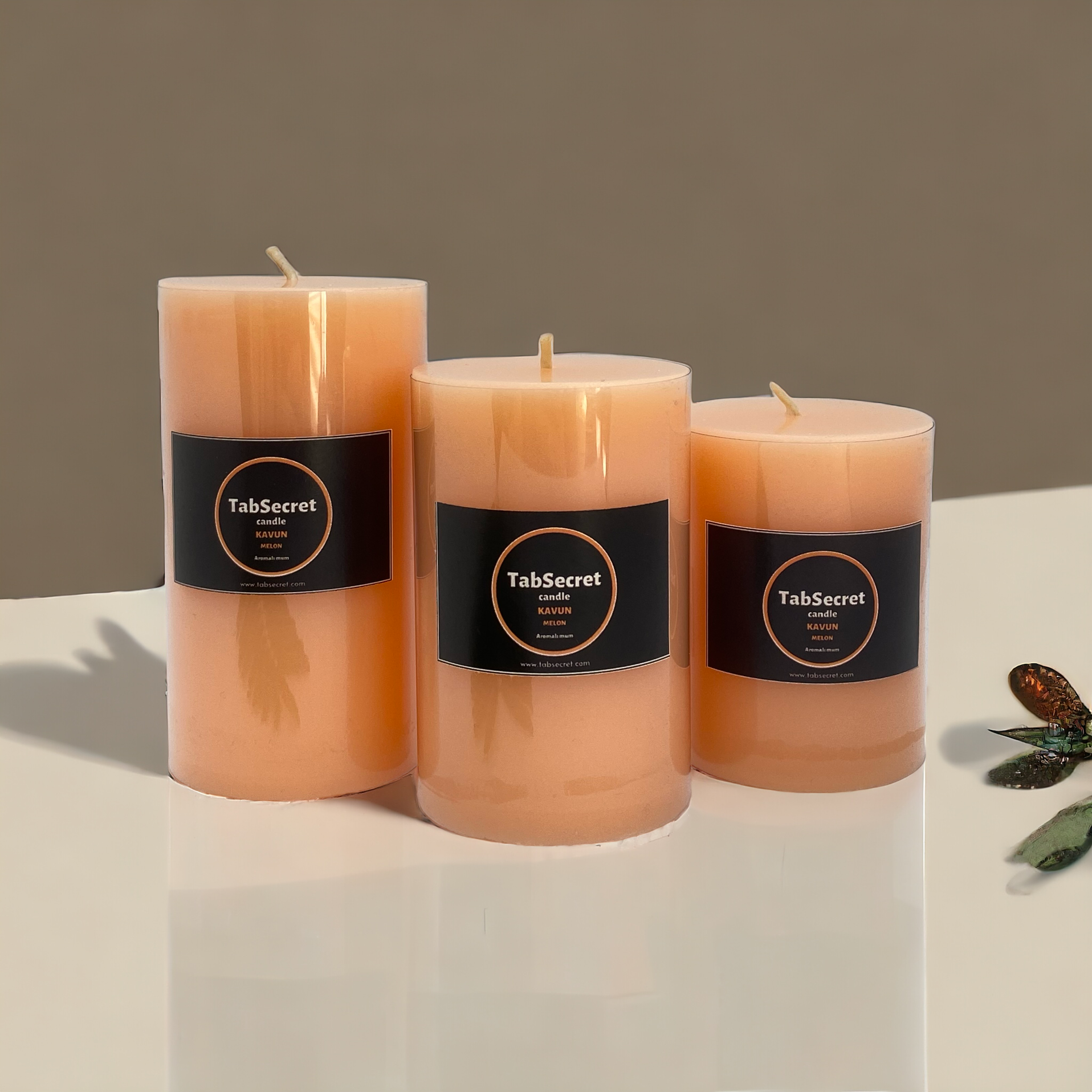 Aromalı 3'lü Mum Seti