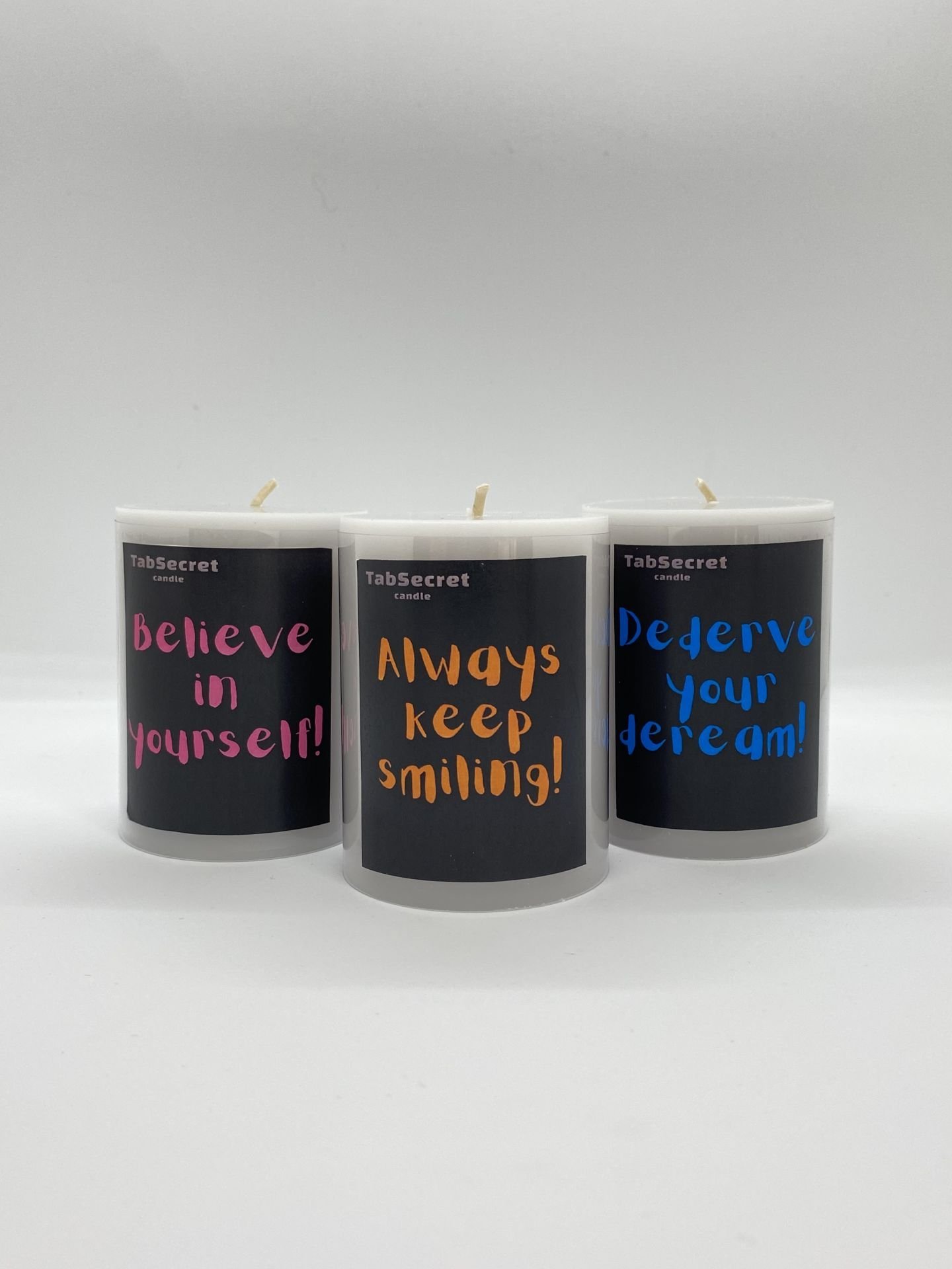 Affirmation /  Aromalı 3'lü Mum Seti