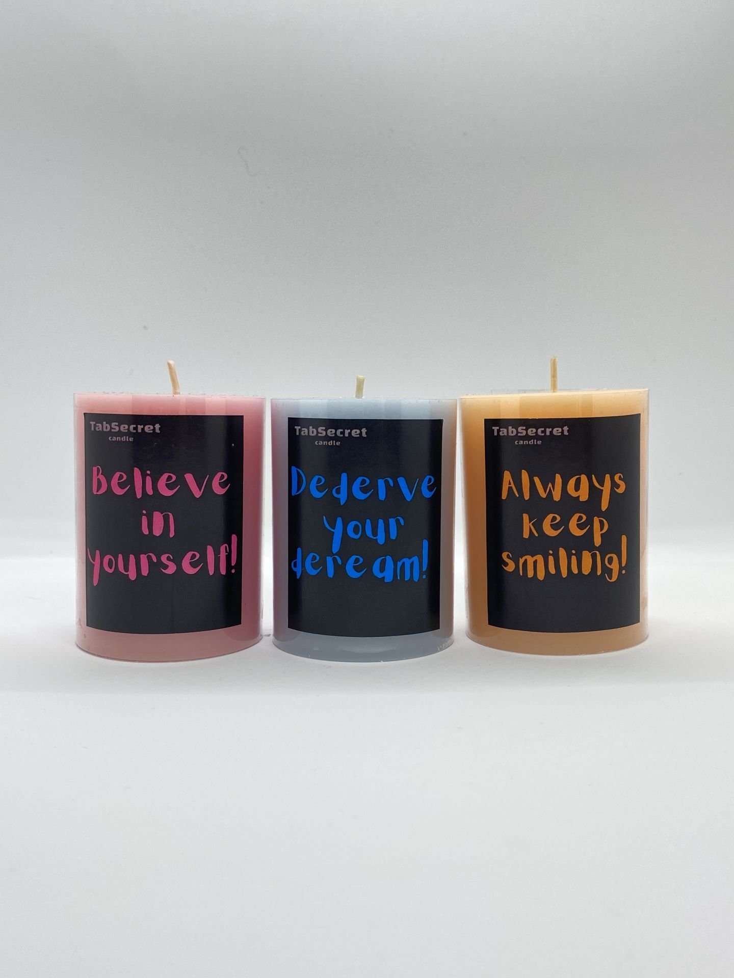 Affirmation /  Aromalı 3'lü Mum Seti