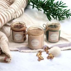 Aromalı 3' lü Kavanoz Set Çam-Mocha-Tarçın
