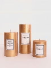 Shimmering Serisi Gold 3'lü Mum Seti
