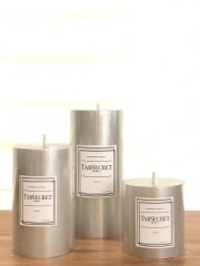 Shimmering Serisi 3'lü Silver Mum Seti