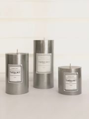 Shimmering Serisi 3'lü Silver Mum Seti
