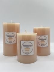 Soft Serisi Kavun Aromalı 3'lü Mum Seti