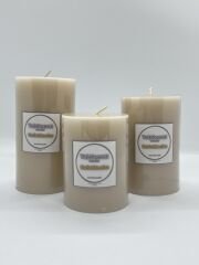 Soft Serisi Mocha Aromalı 3'lü Mum Seti