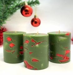 Cosmos Serisi  Christmas - Çam Aromalı 3'lü Mum Seti