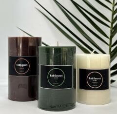 Aromalı 3'lü Mum Seti