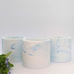 Tanıtıma Özel Fiyat / 3'lü Beton Mum Seti Oceans Aromalı