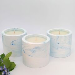 Tanıtıma Özel Fiyat / 3'lü Beton Mum Seti Oceans Aromalı