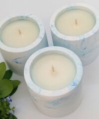 Tanıtıma Özel Fiyat / 3'lü Beton Mum Seti Oceans Aromalı