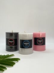 Aromalı 3' lü Mum Seti / Okyanus-Çilek-Karışıkmeyve