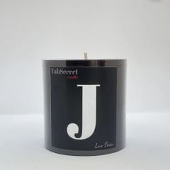 8x8 Doğa Esintisi Aromalı Harf Mum / J