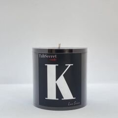 8x8 Doğa Esintisi Aromalı Harf Mum / K