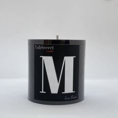 8x8 Doğa Esintisi Aromalı Harf Mum / M