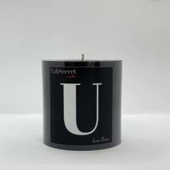 8x8 Doğa Esintisi Aromalı Harf Mum / U