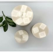 Parça Tasarımlı Tarçın Ve Portakal Aromalı Mum Seti Büyük Boy