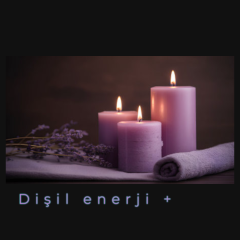 Dişil Enerji 3'lü Mum Seti