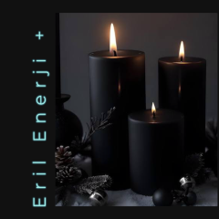 Eril Enerji 3'lü Mum Seti