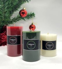 Yılbaşı Christmas Ritüel 3'lü Mum Seti Bolluk / Bereket