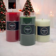 Yılbaşı Christmas Ritüel 3'lü Mum Seti Bolluk / Bereket
