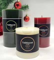 Yılbaşı Chistmas Ritüel Büyük Boy 3'lü Mum Seti