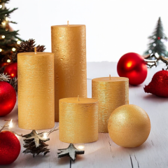 Yılbaşı 5'li Mum Seti - Chirsmas Series